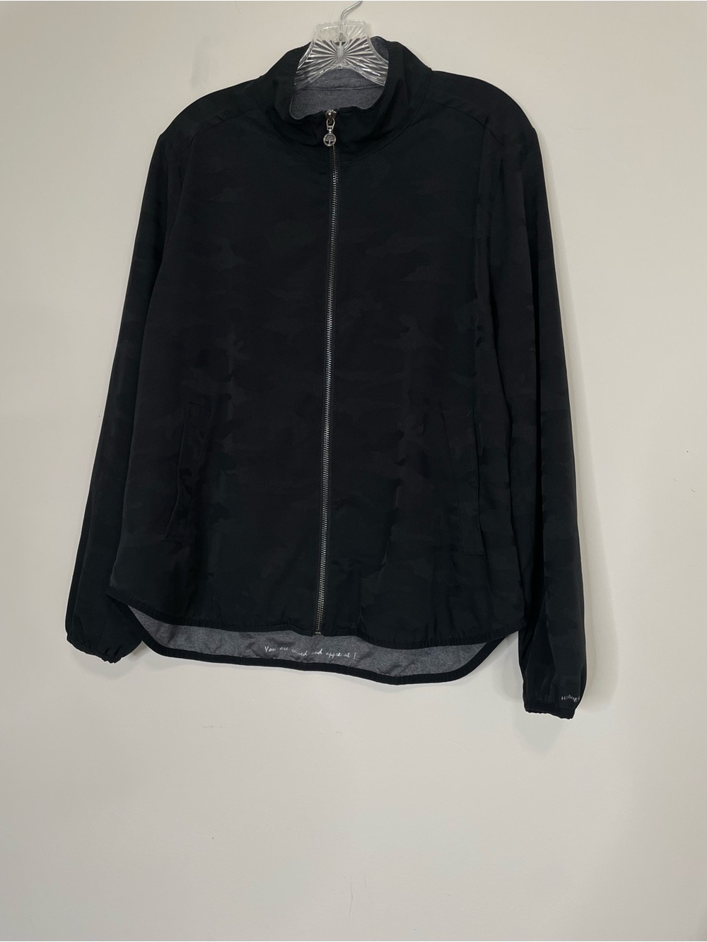 Healing Hands Black Zip-Front Lightweight
Scrub Jacket - Size Large - Picture 7 of 11